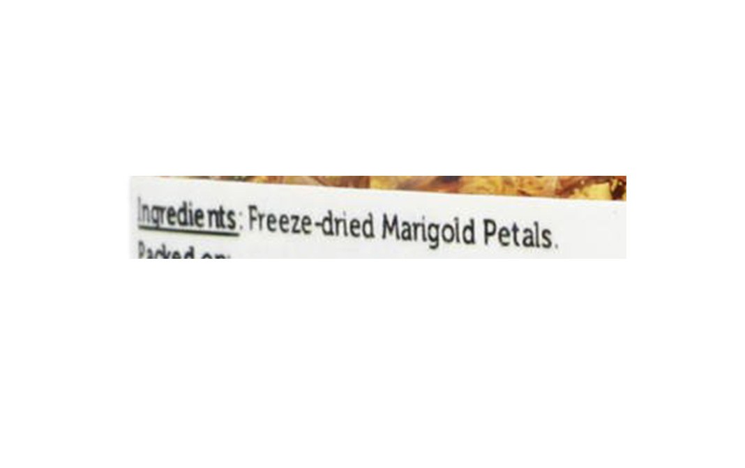 Urban Platter Edible Petals Of Marigold   Glass Jar  20 grams